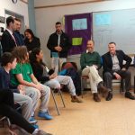 יו"ר הכנסת, יולי אדלשטיין, הגיע לביקור בביה"ס "מצפה גולן".